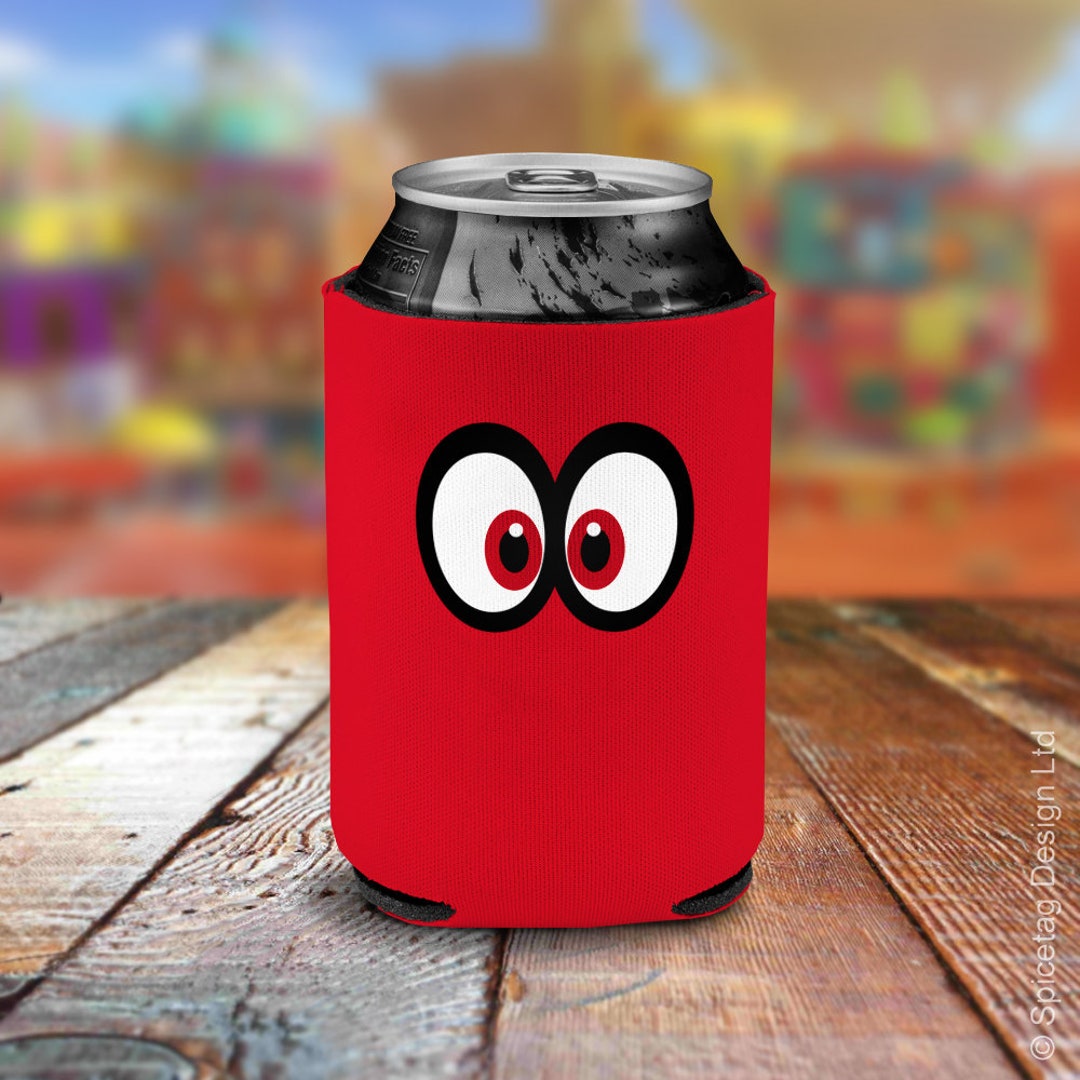 Video Game Eyes Beer Cooler Holder Gaming Can Bottle Cozy Etsy UK