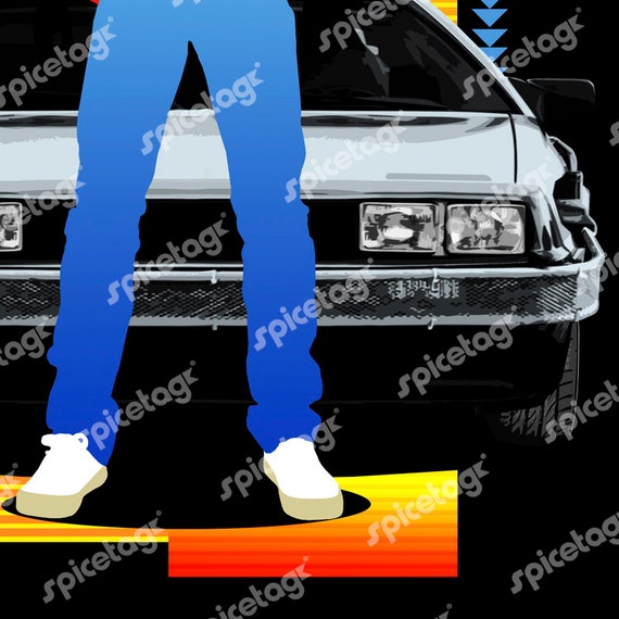 Marty A3 Poster Print 80s Retro Future Movie Sci Fi Delorean Car Time Machine