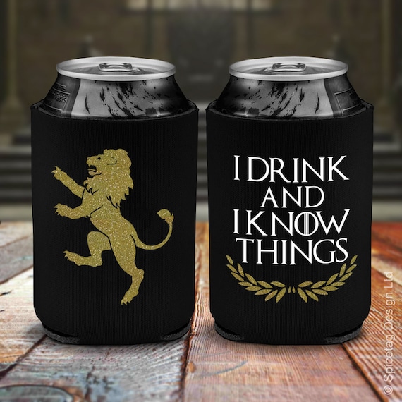 Naar boven Overstijgen adopteren Ik drink en ik weet dingen bier koeler houder GOT Tyrion kan - Etsy  Nederland