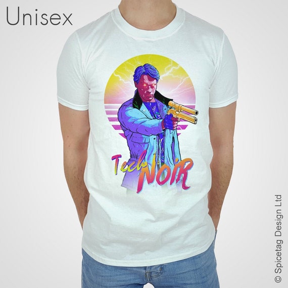 Tech Noir Retro 80's T-shirt Night Club 