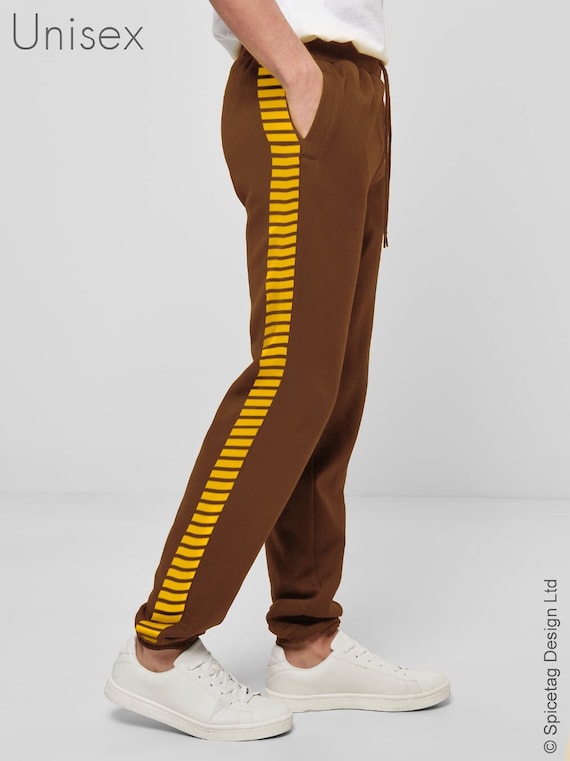 Brown Smuggler Sweatpants Iconic Rebel Solo Joggers Yellow