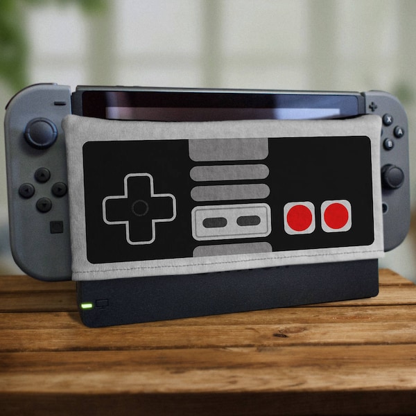 Switch Dock Sock 80s Controller Retro Gaming Video Game Screen Protector Tablet Protection Soft Docking Cover Housing Joy Pad Retrogaming