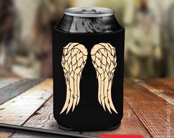 Daryl Beer Cooler Holder TWD Zombie Can Bottle Cozy Beverage Foam Neoprene Cooling Sleeve Little Ass Kick I Ain't Nobody's Bitch Drinking