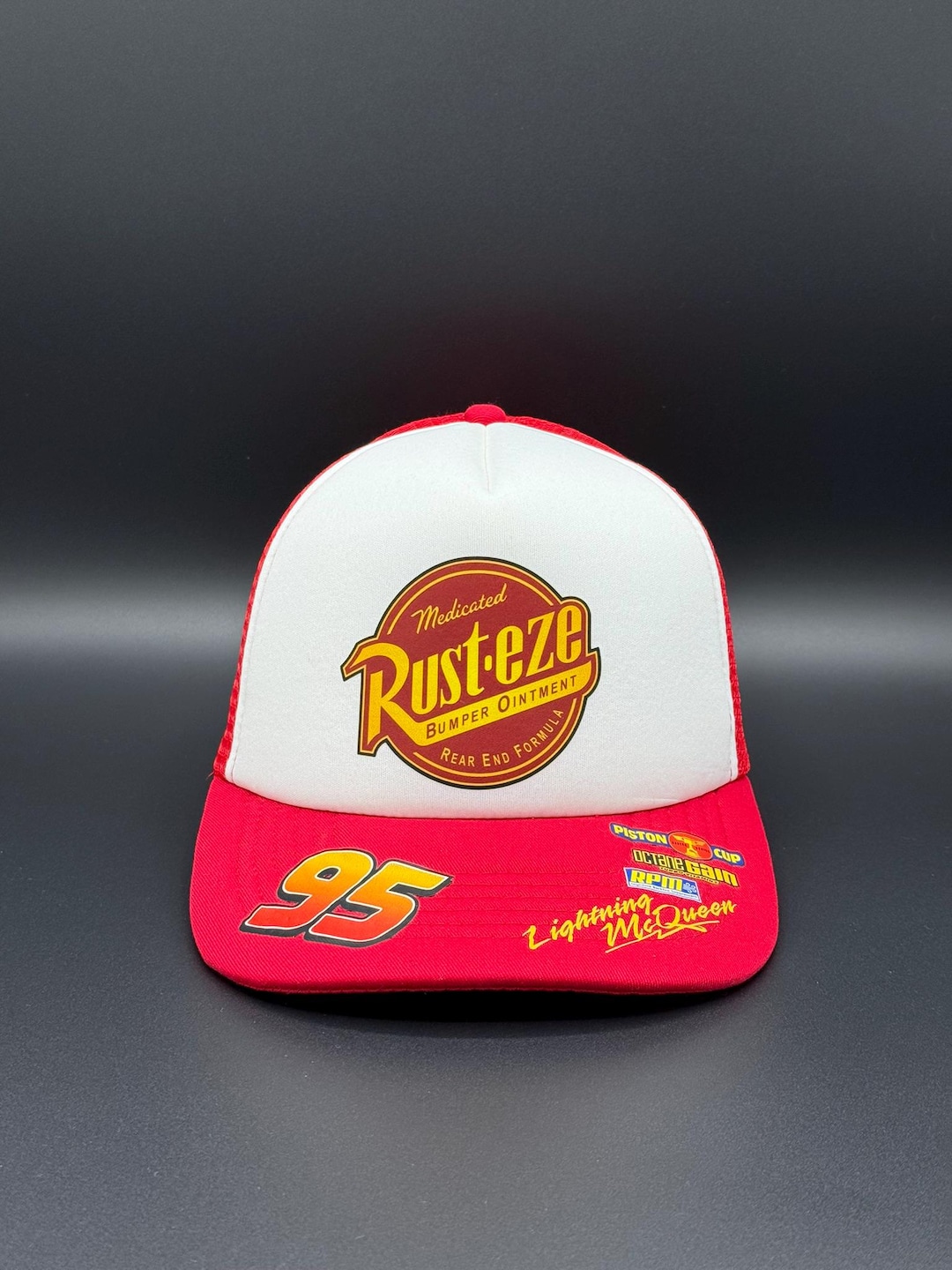 Mcqueen Snapback Trucker Cap Retro 95 Hat Castle Clothing Cartoon