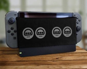 Switch Dock Sock Retro Game Controller Portas Protetor de tela de videogame Aconchegante Proteção para tablet Soft Plush Docking Nerd Cover Habitação Joy