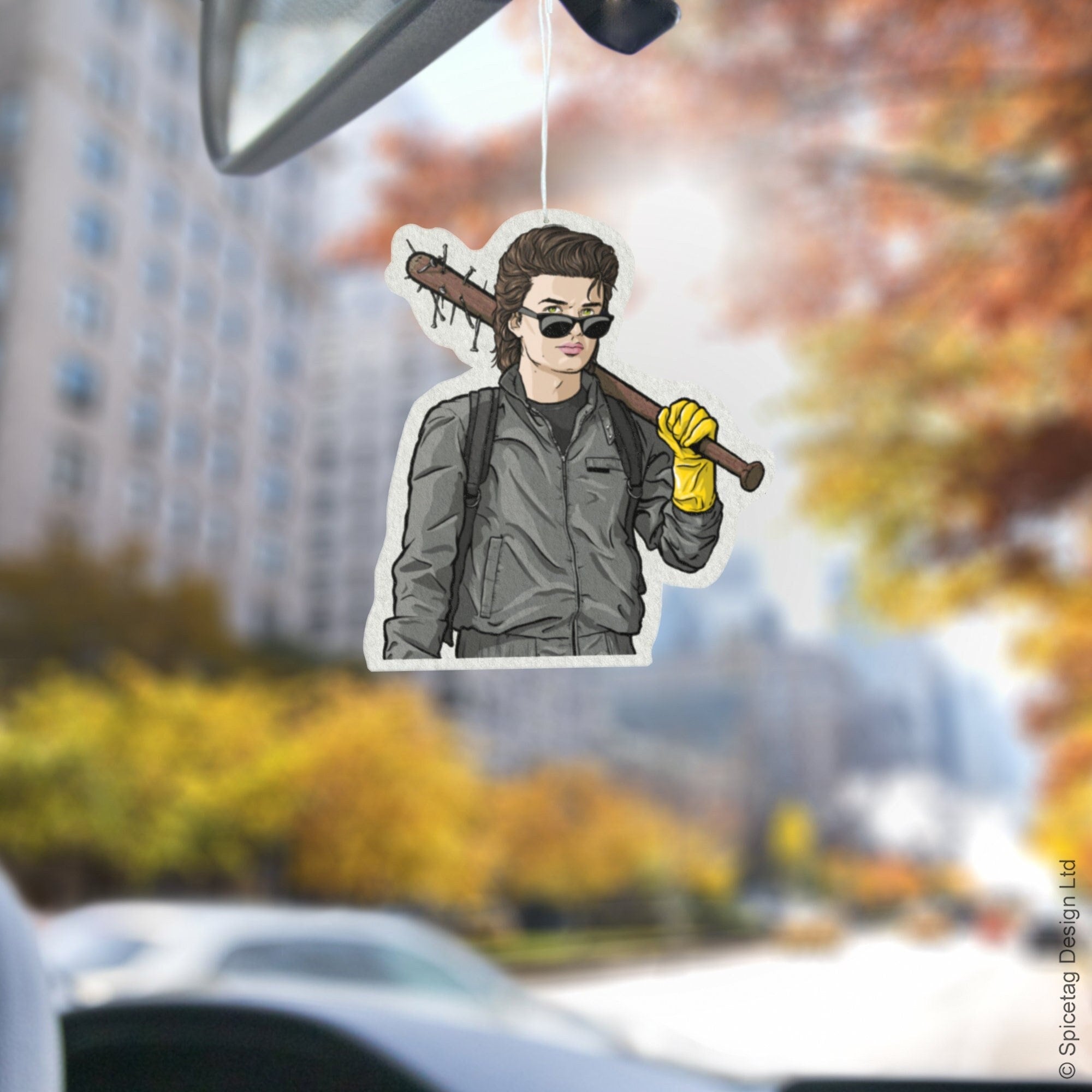 Steve Car Air Freshener Cars Novelty Gift Present Idea Movie TV Show Art Handmade Cherry Smell New Fan Made Babysitter New