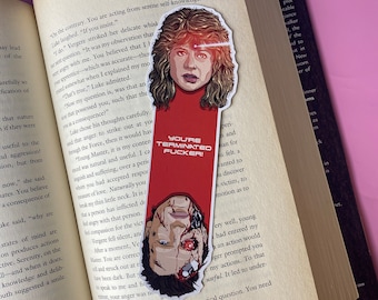Sarah and T1 bookmark movie film bookmarks new fan gift present accessory book books mark t1 t800