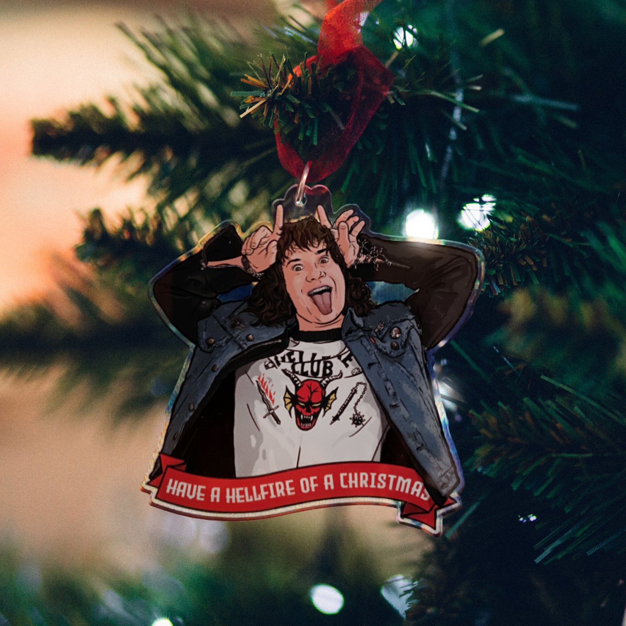 Handmade Stranger Things Christmas Ornamets! your choice of ornament 