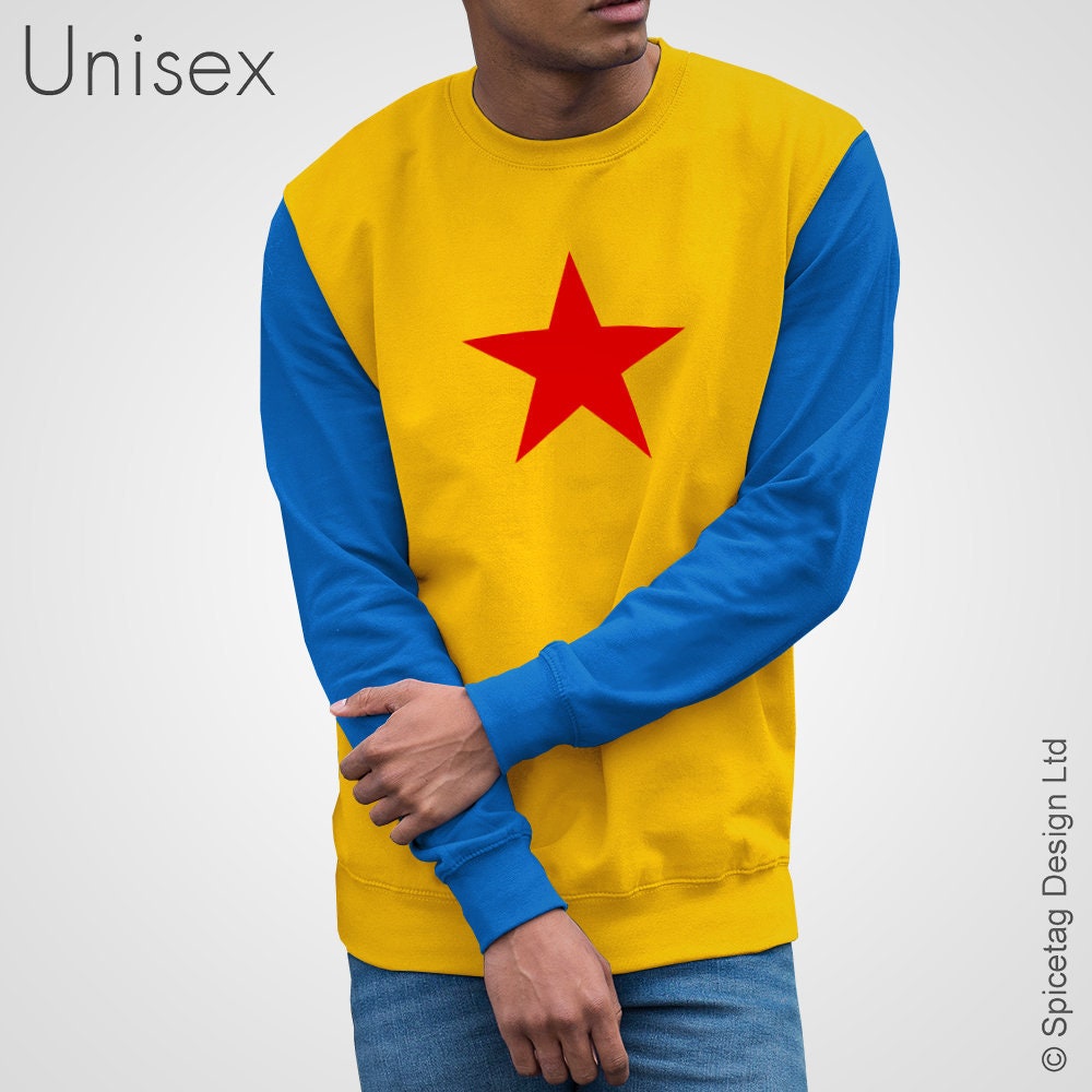 Star Sweatshirt Cute Sweater Castle Fashion Jumper Retro Drawing Top Short Long Sleeve Cartoon Pullover Holiday Snack Credits Ears 4
