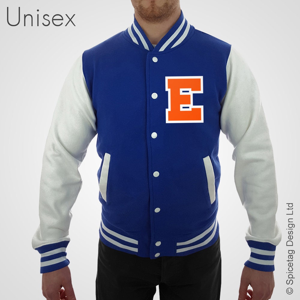 Personalised Royal Blue Varsity Jacket 