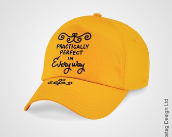 Practically Perfect In Every Way Cap Cute Hat Retro Castle Clothing Cartoon Caps Mens Womens Mouse Ears Supercalifragilisticexpialidociou