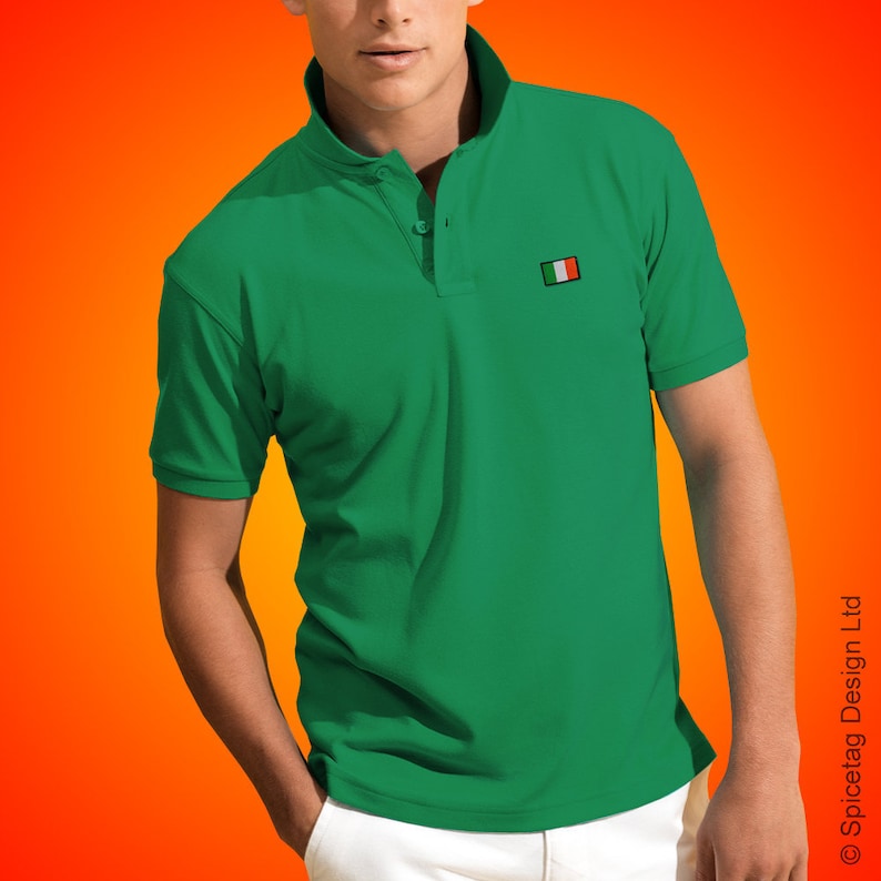 Ireland Polo Shirt Irish Poloshirt Football T-shirt 2018 World Cup Collar Top Soccer Tee Goal Retro Flag National Champions Mens Luck Of The