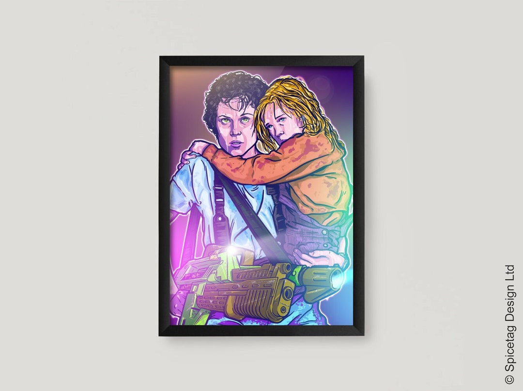Ripley Inspired A4 A3 Poster Print Retro 80s Wall Print Fan Made ...