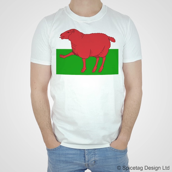 Wales T-Shirt Welsh Flag Wales T-Shirt Welsh Flag