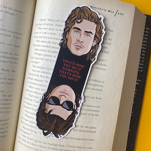 Harringrove Lesezeichen Sci Fi TV Serie Steve Billy Lesezeichen neu Fan Geschenk Accessoire Buch Lesezeichen