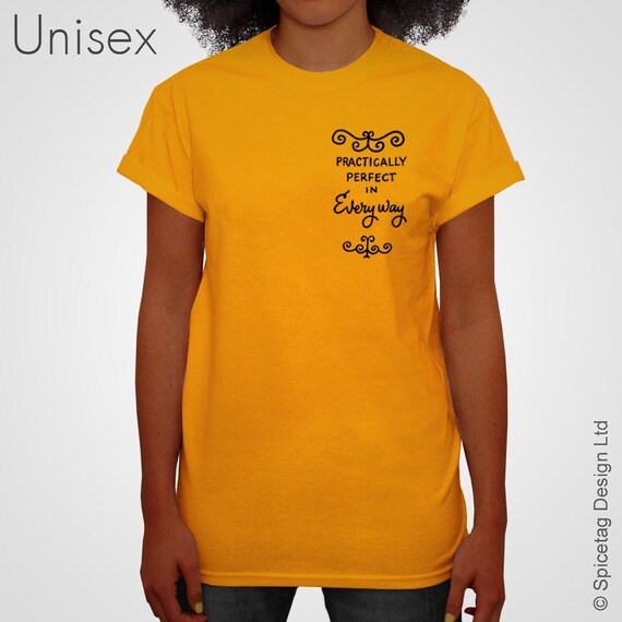 Practically Perfect In Every Way T Shirt- Lovely Shirt Practically Perfect In Every Way T Shirt- Lovely Shirt