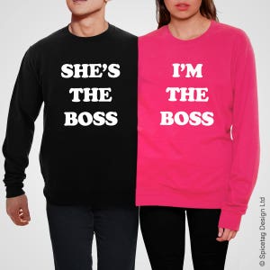 Double Cavalier Personnalisé Personnalisé Imprimé Twosie Pull Personnel Couple Deux Personnes Sweatshirt Drôle Partenaire Mariage Anniversaire Haut Votre Texte image 2