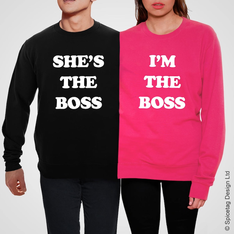 Double Cavalier Personnalisé Personnalisé Imprimé Twosie Pull Personnel Couple Deux Personnes Sweatshirt Drôle Partenaire Mariage Anniversaire Haut Votre Texte image 2