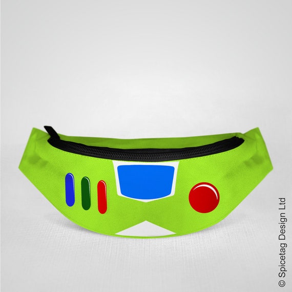 Space Ranger Bag Belt Green Toy Bum Bag Castle Storage Bumbag Retro Drawing Fanny Pack Infinity to Cartoon Holdall Cross Body Bags Holiday Etsy Canada