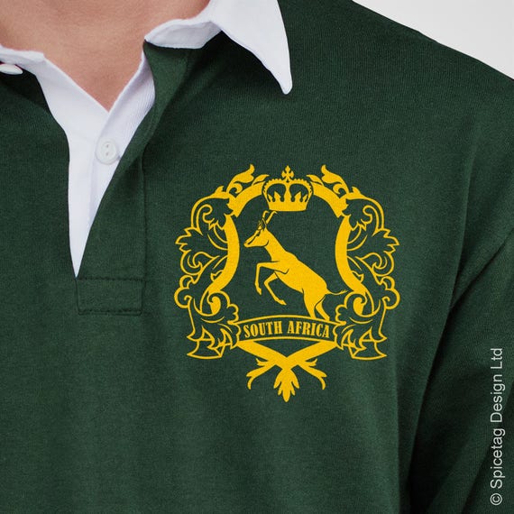 retro south africa rugby shirt