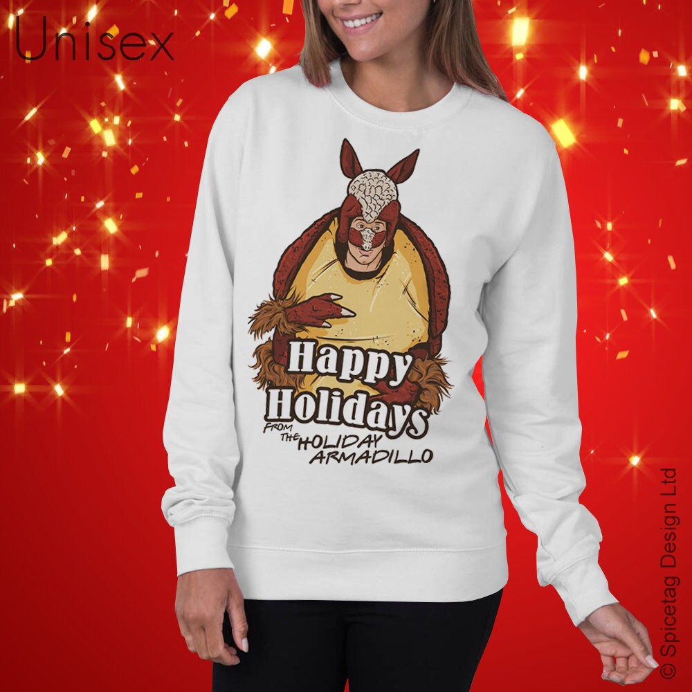 Holiday armadillo christmas jumper store