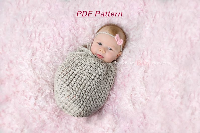 Crochet Pattern Swaddle Sack Baby Cocoon Crochet Pattern Etsy