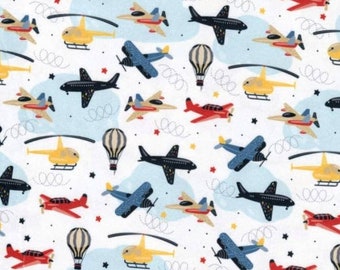 In Flight Print Minky top Pads