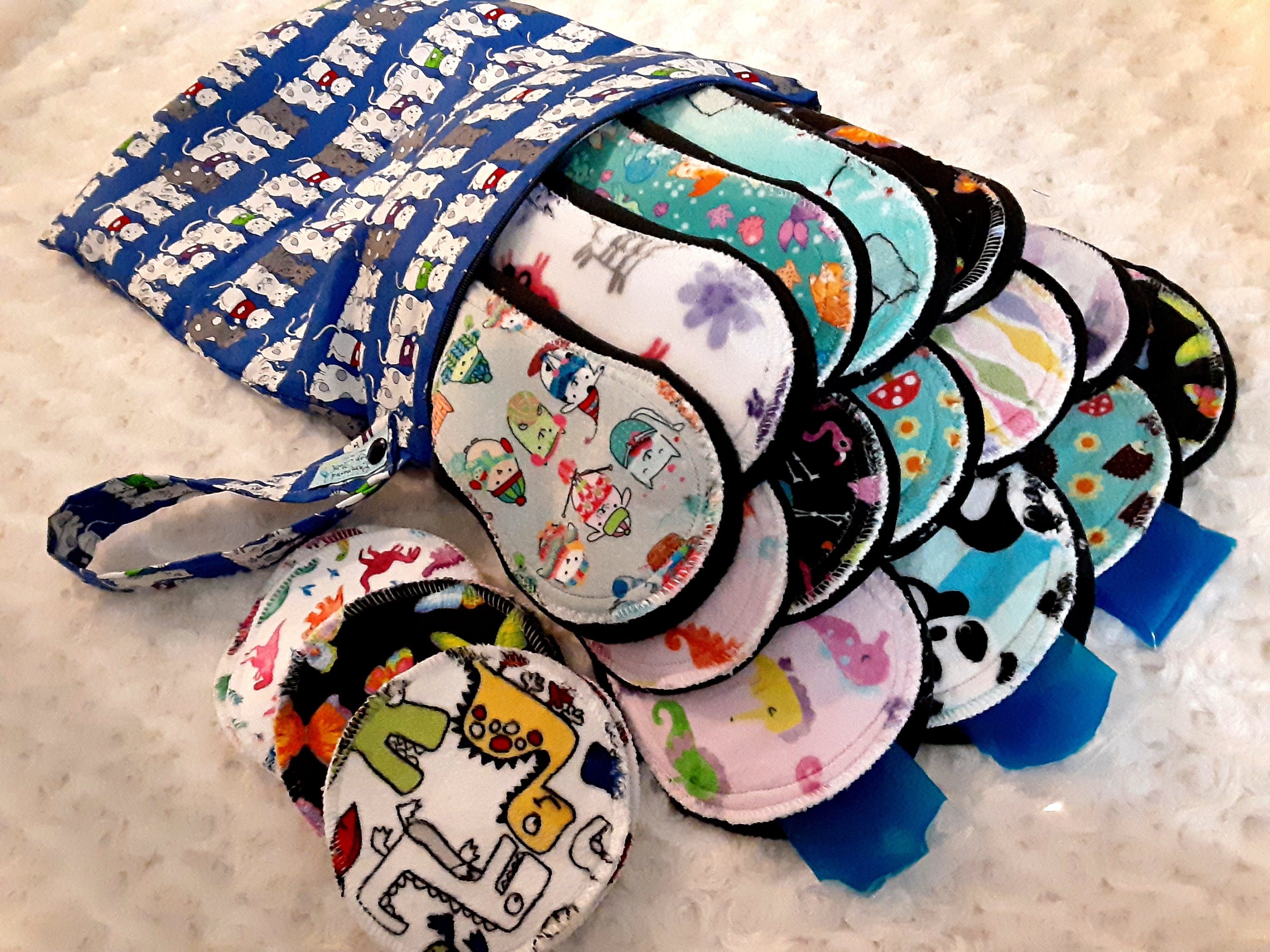 Ultimate Postpartum Ice Pad Set ** Hanging Wetbag** Made to Order- 14…
