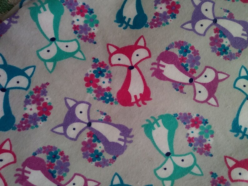 Postpartum Menstrual incontinence Foxy Flannel Top Pad