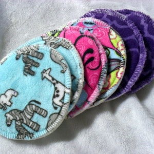 Surprise print Minky & Bamboo nursing pads