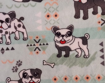 Big Dogs (large scale print) Minky top Pads