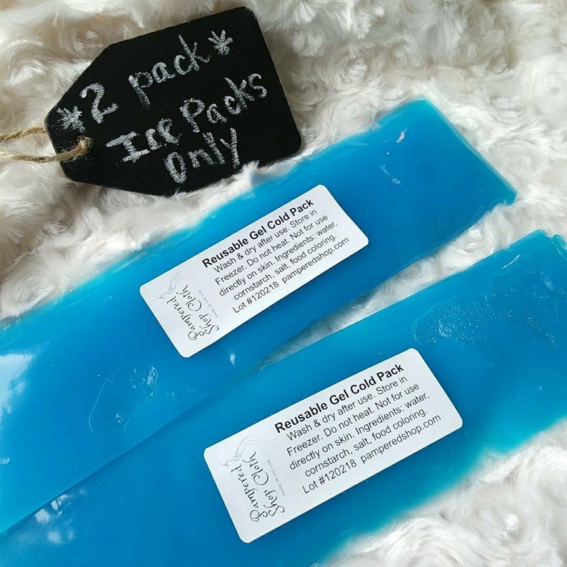 Reusable Gel Ice Packs Postpartum Perineal Pampered Shop image 1