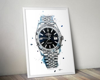 Rolex Poster Etsy