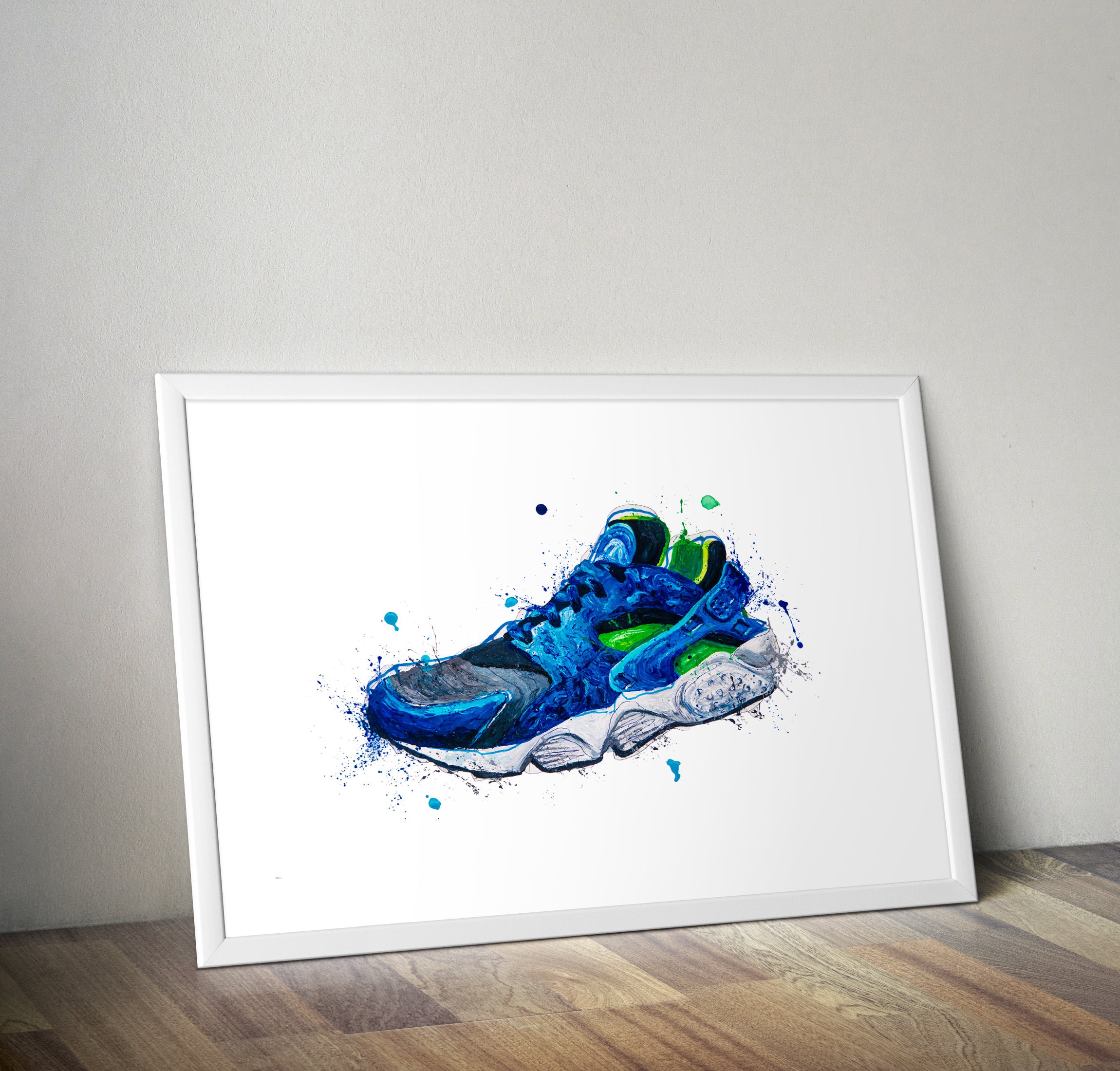 Nike Huarache Sneaker/trainer Wall Art Print - Etsy Israel