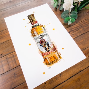 Captain Morgan Rum Bottle Wall Art Print