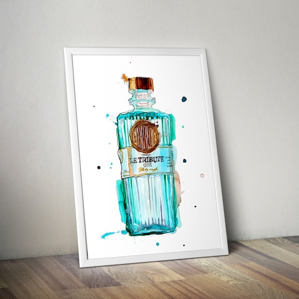 Le Tribute Gin Wall Art Print