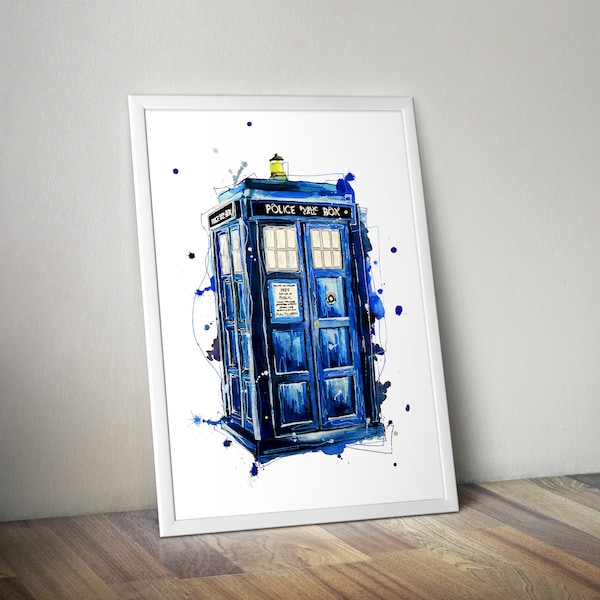 Doctor Who The Tardis Wall Art Print