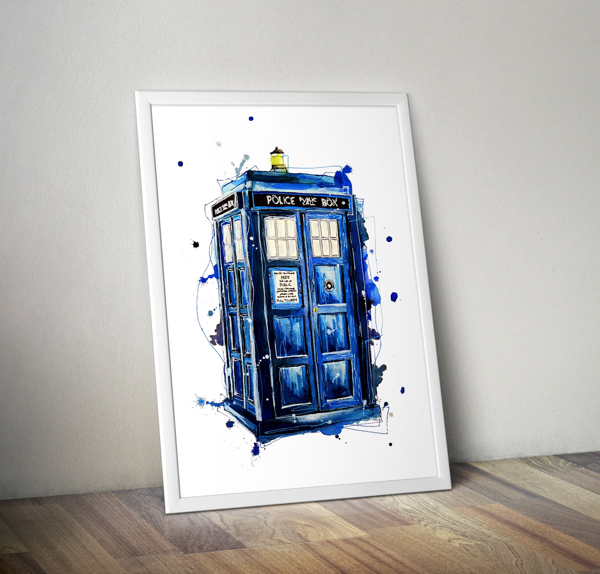 Doctor Who Tardis Pop Art // Tardis Art Print // Doctor Who -  Denmark