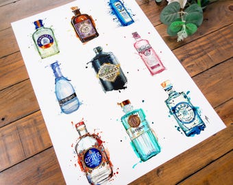 Gins Print