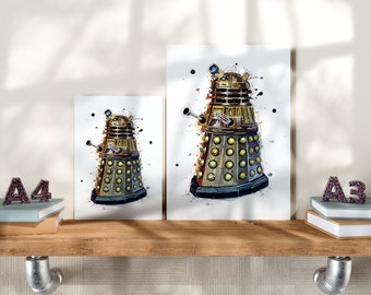 Doctor Who Dalek Wall Art Print