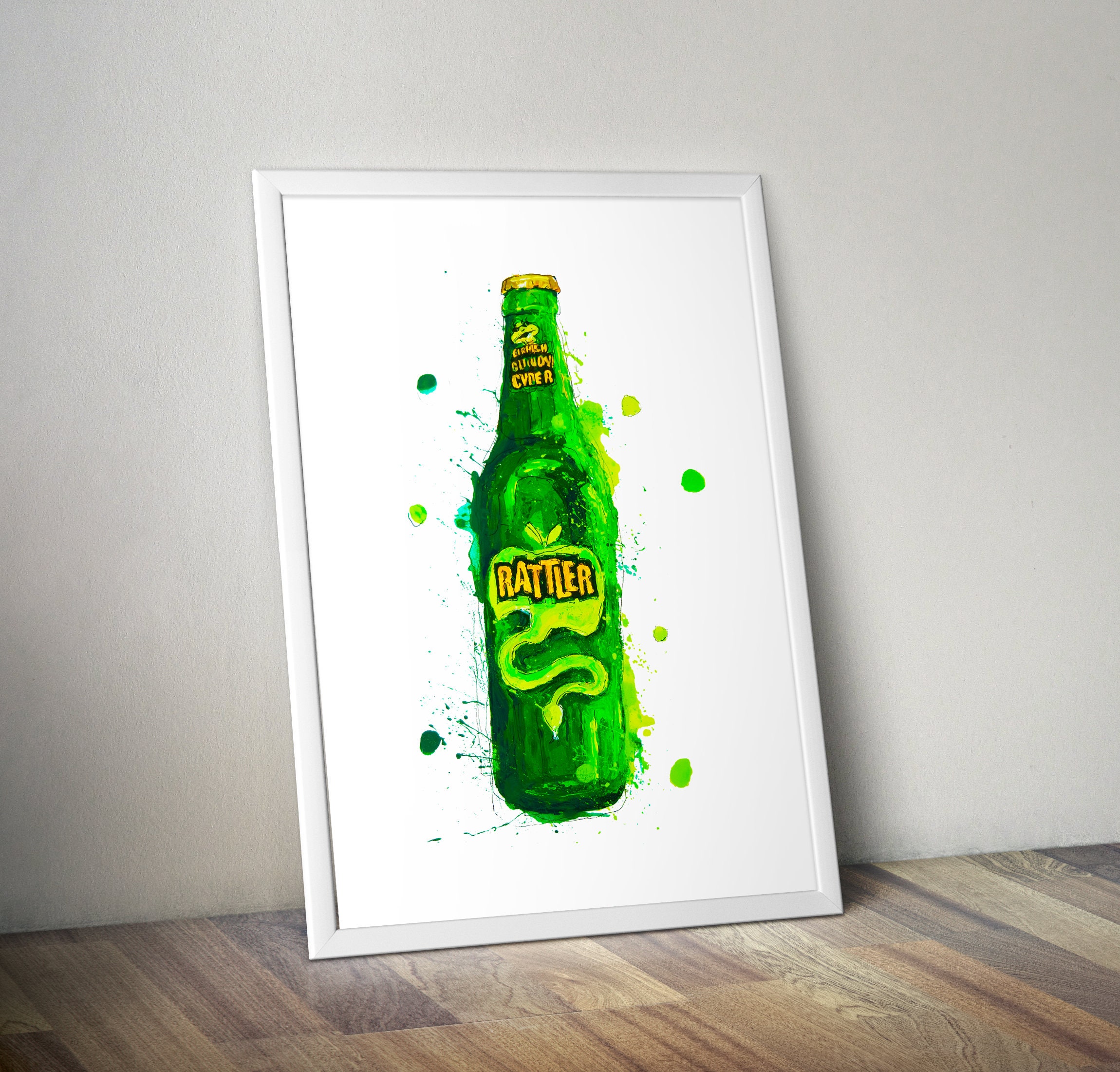 Rattler Cyder cider Wall Art Print Etsy UK
