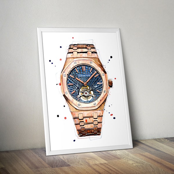 Audemars Piguet Royal Oak Watch Wall Art Print