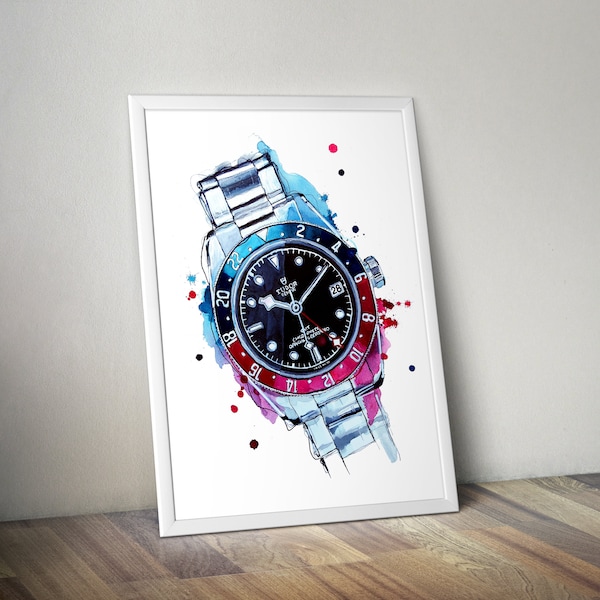 Tudor GMT Watch Wall Art Print