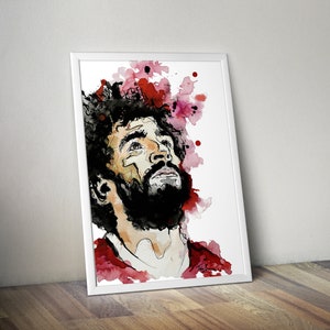 Mo Salah, Liverpool Football Wall Art Print