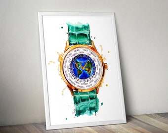 Patek Philippe Watch Wall Art Print