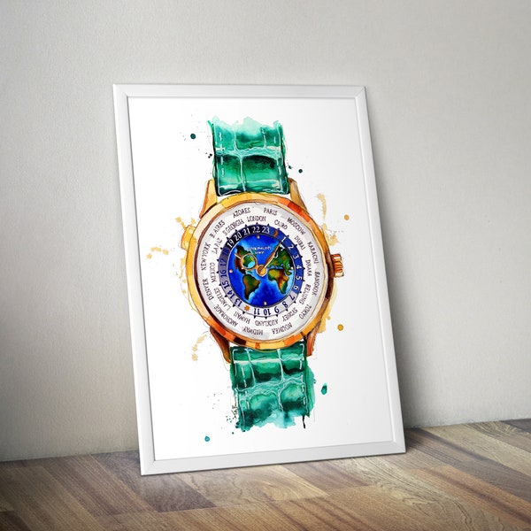 Patek Philippe Watch Wall Art Print