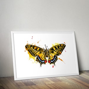 Swallowtail Butterfly, Wildlife Wall Art Print