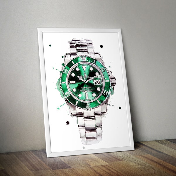 Rolex Wall Art - Etsy