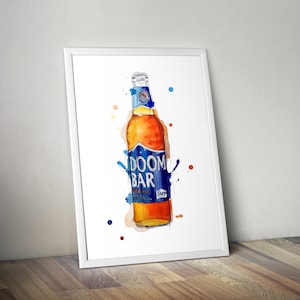 Beer Bottle Wall Art Print