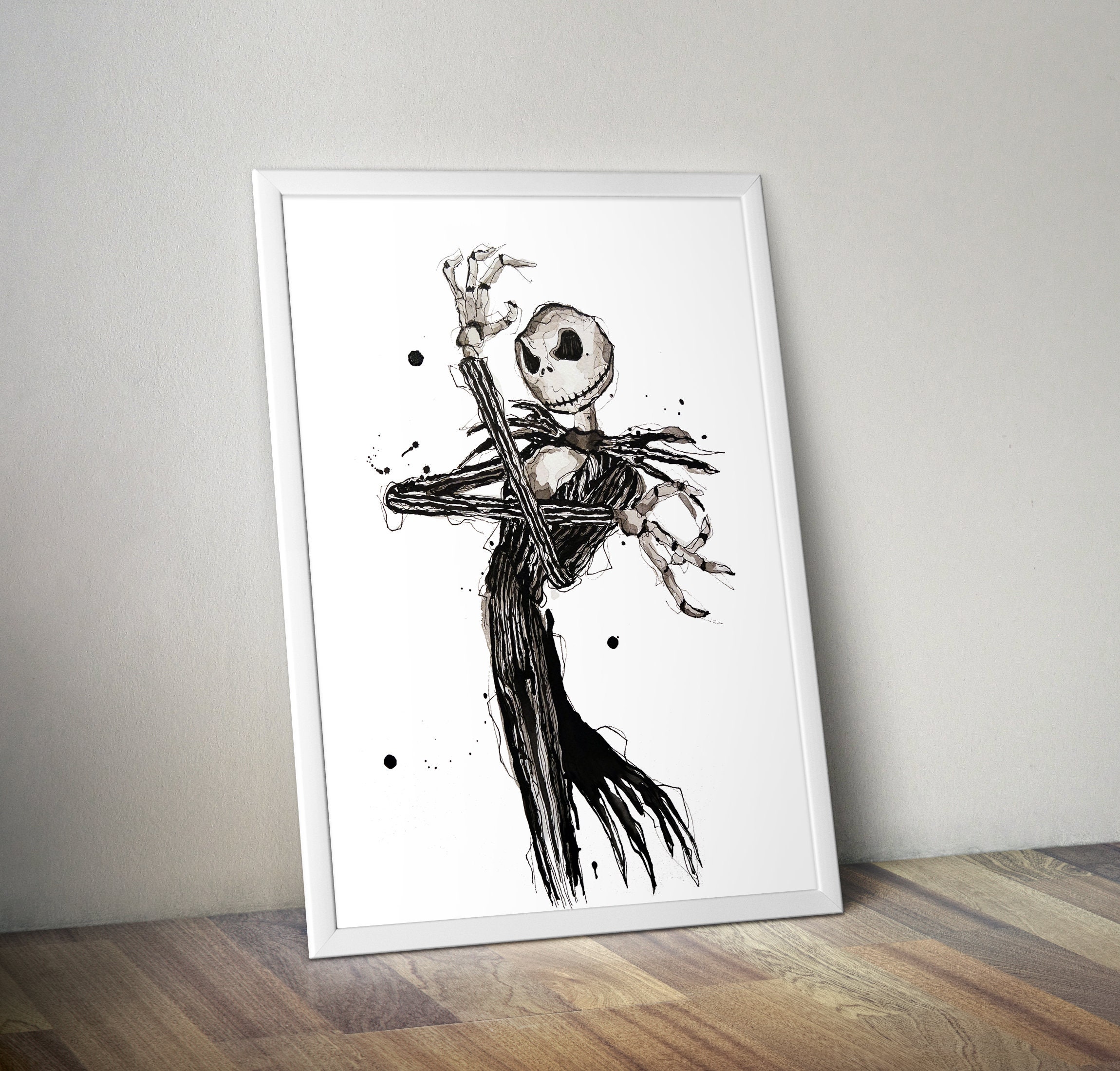 Jack Skellington - J.P Fan Art - Paintings & Prints, Entertainment